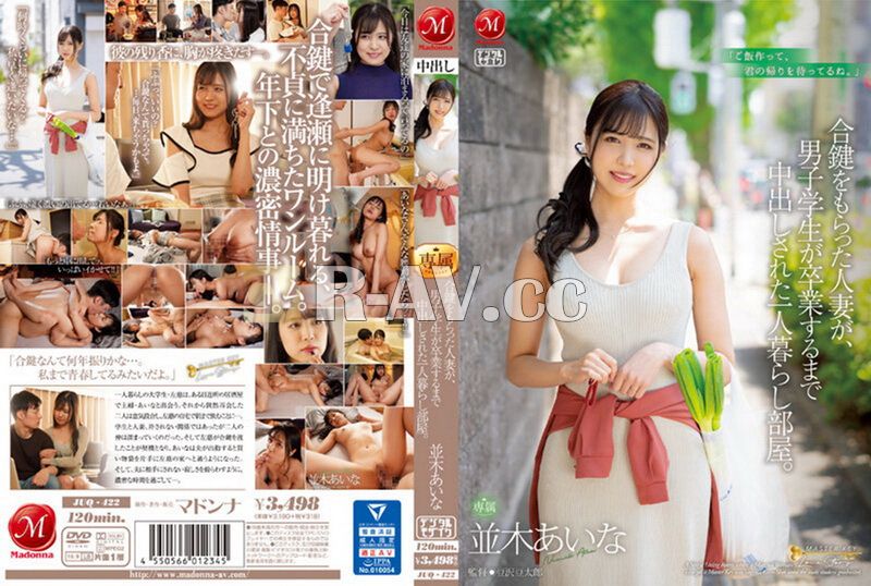 JUQ-422 | 拿到備份鑰匙的人妻、與男學生中出到畢業的獨居房間。
